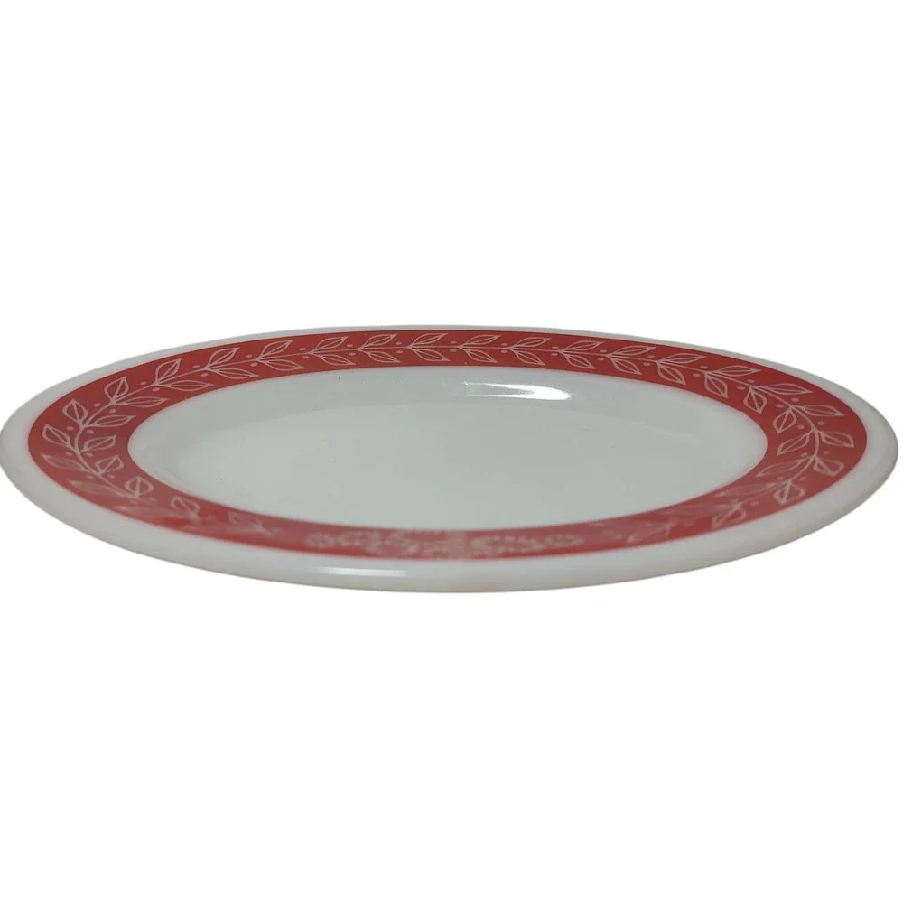 Vintage‎ Corning Decor Platter Oval Serving Dish Laurel Leaf Pattern 79 415 USA